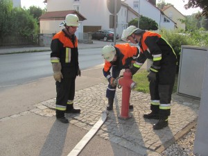 14. Juli 2015 Monatsübung Wasserabgabe